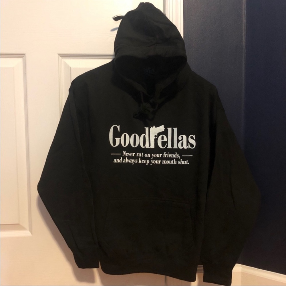 Goodfellas Hoodie Sweatshirt (Large) black